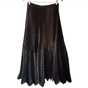 Cachet Skirt Pleated Evening Elegant Skirt Small